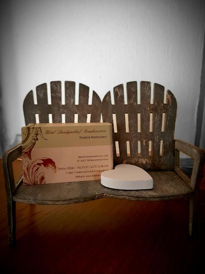 Hotel Landgasthof Frankenstern Goessweinstein Bagian luar foto